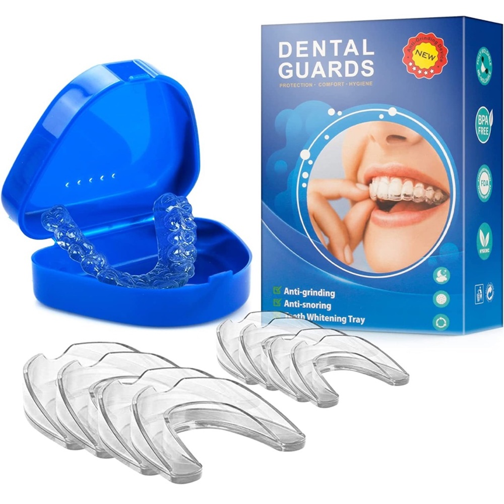 Teeth Grinding Mouth Guard for Sleep, 7 Packs for Teeth Clenching, Stops Bruxism